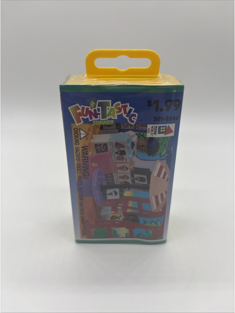 Vintage FunTastic Summer Teen World 25 Pc Mini Building Set 501-2646 Sealed NOS